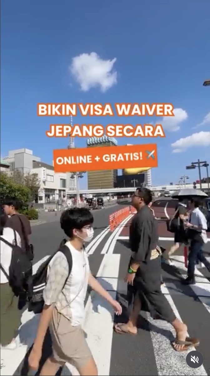 Japan Visa Waiver for Indonesians