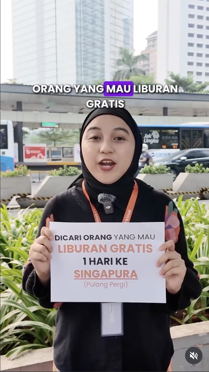 Street Interview: Free Trip to Singapore